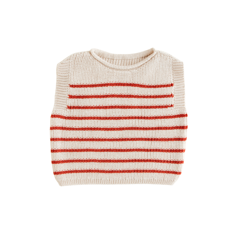 Hvid Weste Harvey Baby – Artischocke