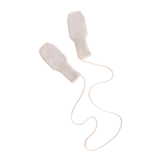 Hvid wantjes Fiza - Cream