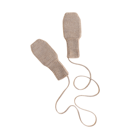 Hvid wantjes Fiza - Sand