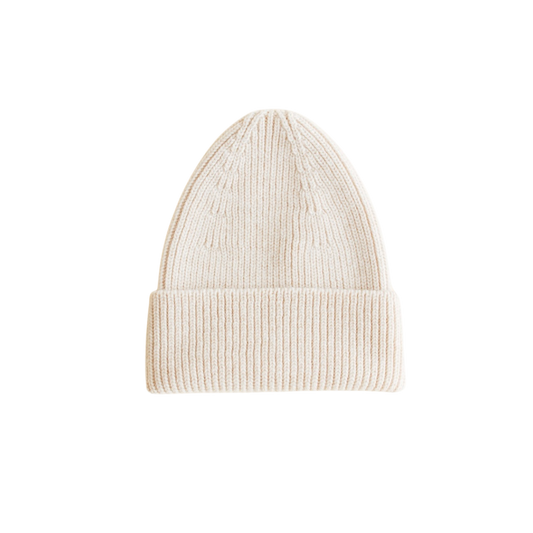 Hvid beanie Fonzie adult - Cream