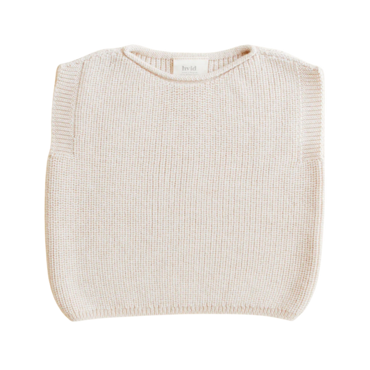 Hvid vest Harvey baby - Cream