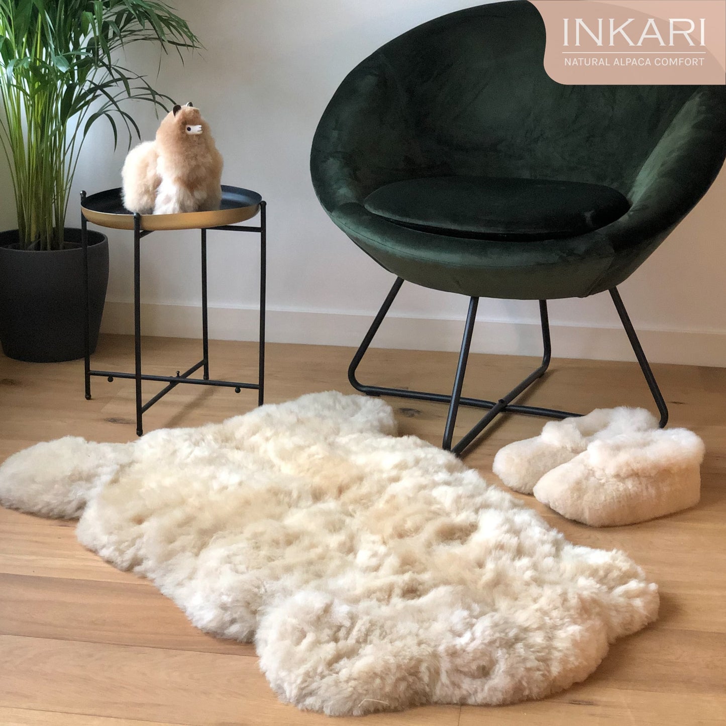 Inkari alpaca vacht - Sahara