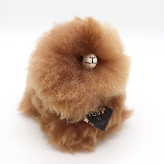Inkari Alpaka-Kuscheltier Mini-Monster-Fluff – Sahara