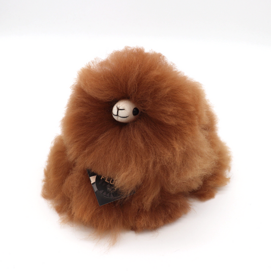 Inkari Alpaka-Kuscheltier Mini-Monster-Fluff – Sahara