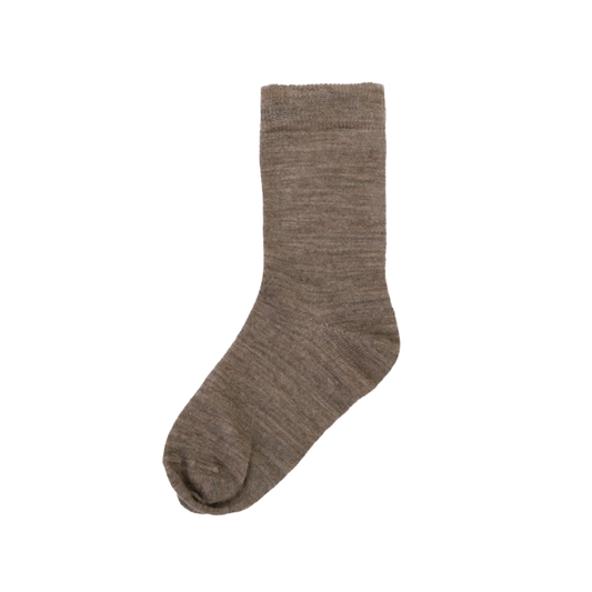 Joha dunne wollen sokken - Chestnut Melange