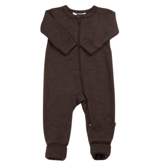 Joha merino wollen jumpsuit - Bruin