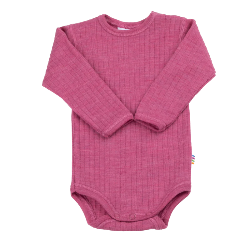 Joha merino wollen romper - Raspberry