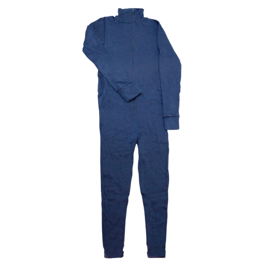 Woolen jumpsuit men - dark blue