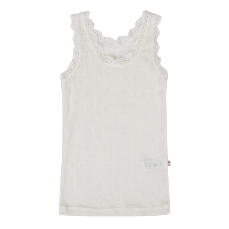 Joha Woll-/Seidenhemd Mädchen – Off white