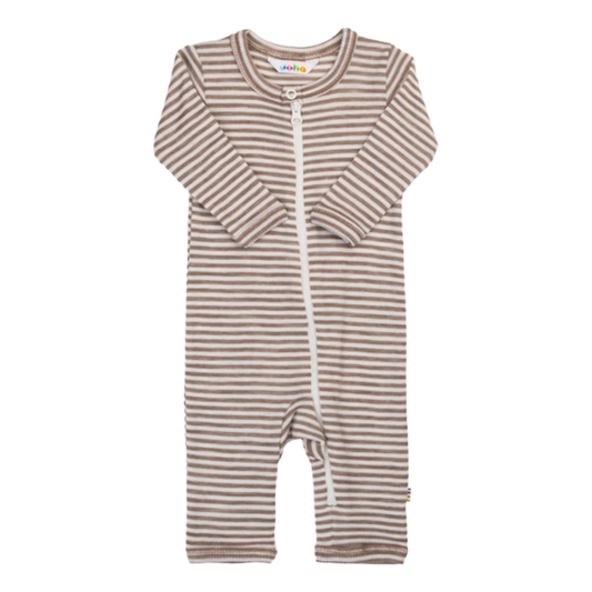 Joha wol/zijde jumpsuit - Dark Beige