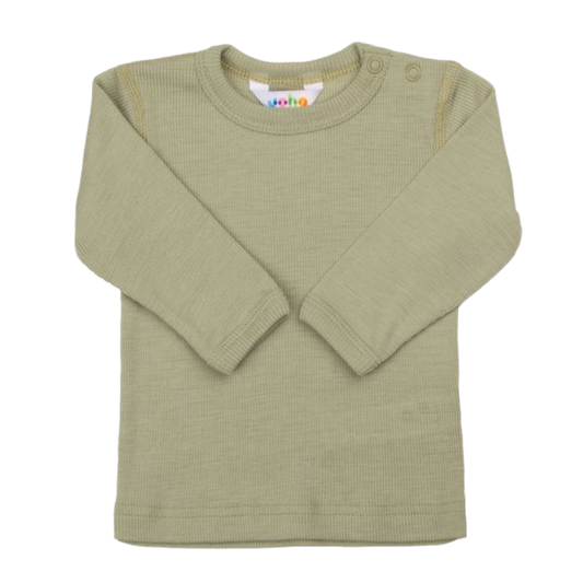 Joha Merinowoll-Longsleeve – Sesam