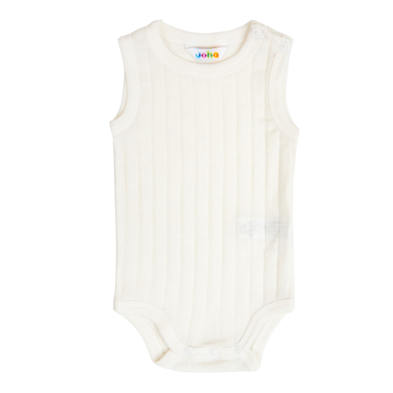 Joha wool sleeveless romper - Salmon