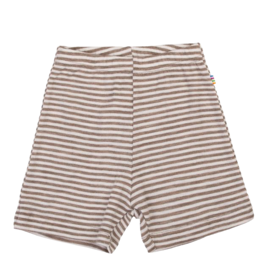 Joha wol/zijde short - Dark Beige