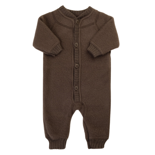 Joha wolfleece overall – Dark Brown
