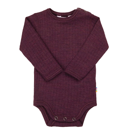 Joha wollen romper - Plum