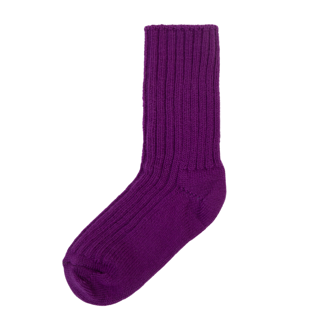 Joha wollen sokken - Aubergine