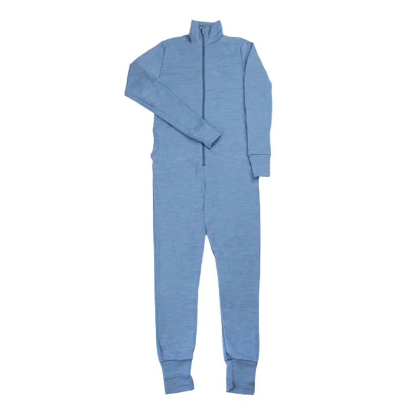 Joha merino wollen jumpsuit dames - Blauw