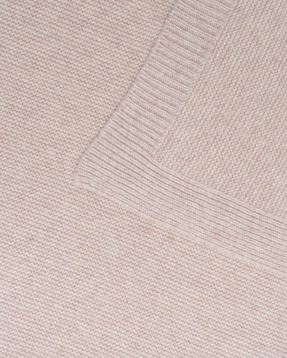 Hvid deken Katarina - Beige
