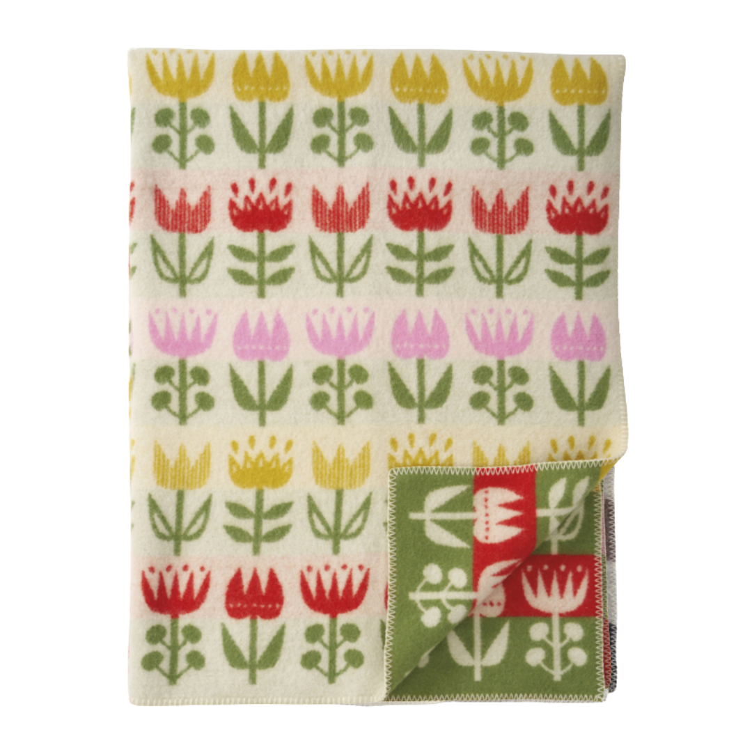 Klippan eco-wol woondeken Tulip