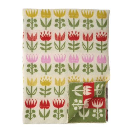 Klippan eco-wol woondeken Tulip