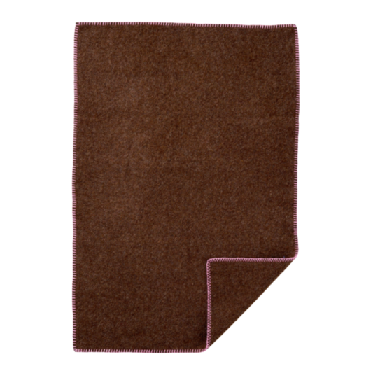 Klippan Wollbabydecke Cozy - Walnuss