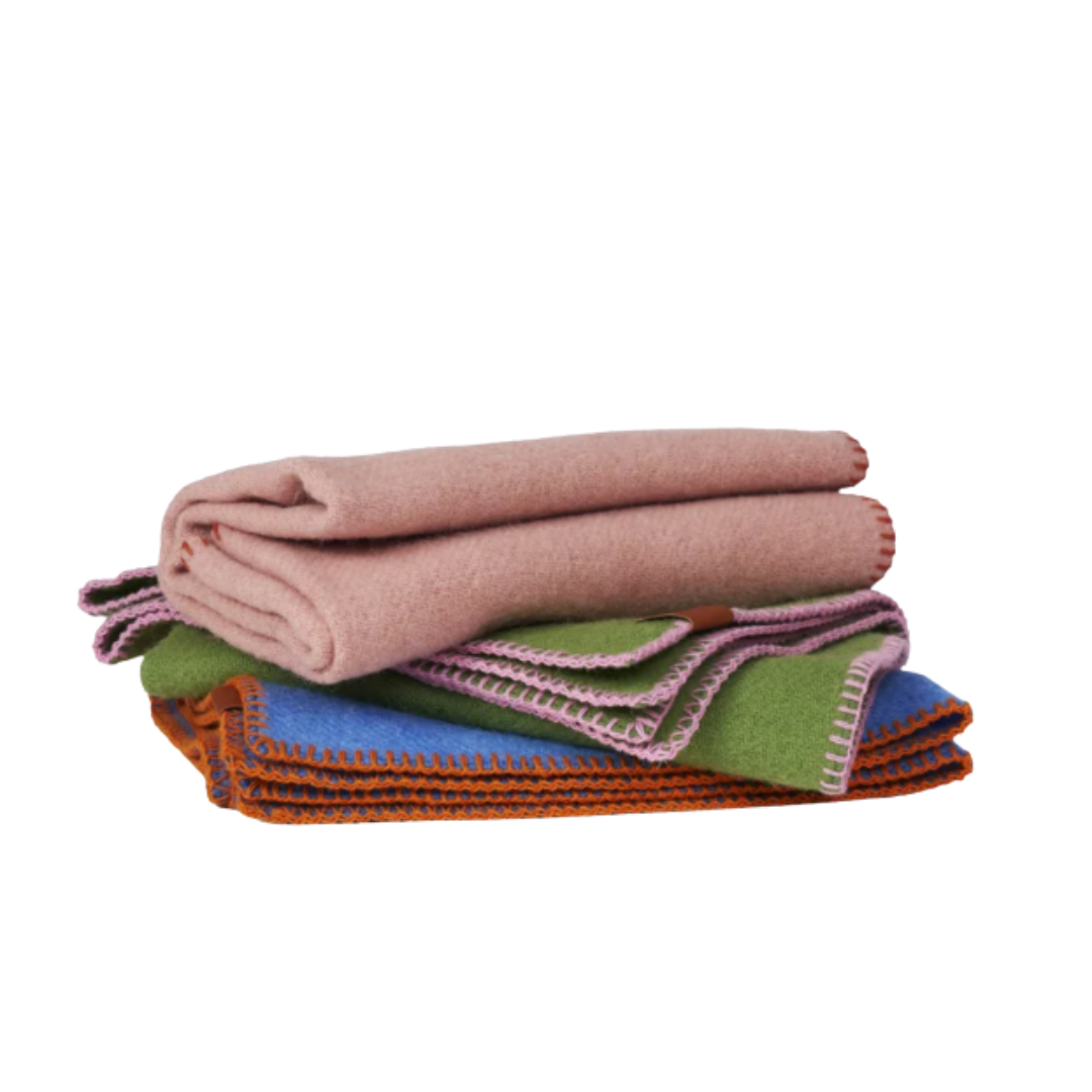 Klippan wollen babydeken Cozy - Roze