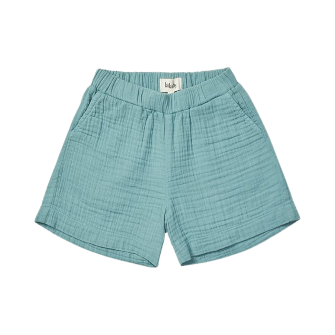 Lalaby cotton shorts Andrea - Pool