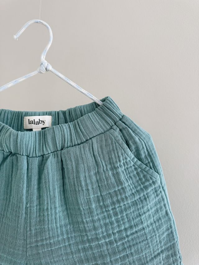 Lalaby cotton shorts Andrea - Pool