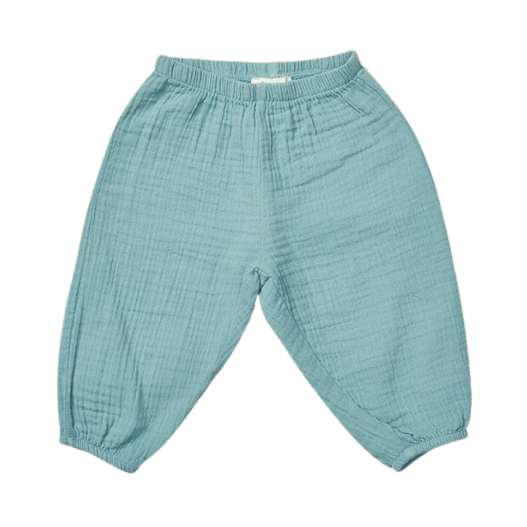 Lalaby Babyhose aus Baumwolle Pixie – Pool