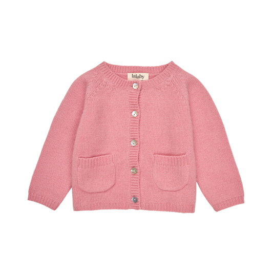 Lalaby kasjmier baby cardigan Bobbie – Sorbet