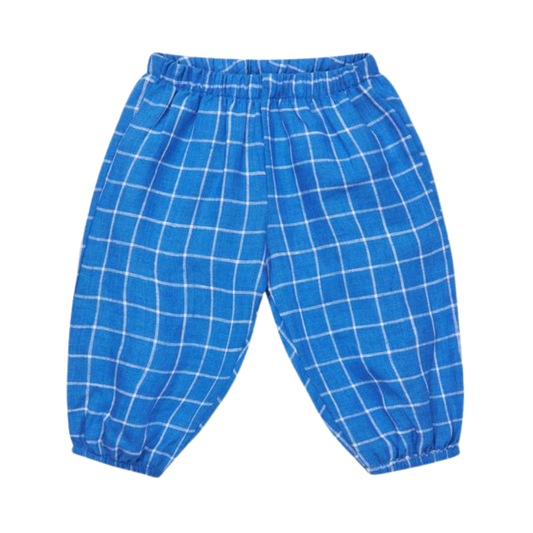 Lalaby Leinen-/Baumwoll-Babyhose Pixi – Art Blue