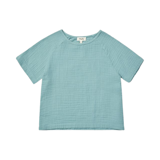 Lalaby katoenen t-shirt Paolo - Pool