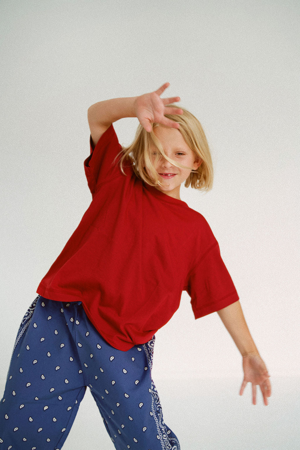 Rory George katoenen bandana broekje - Indigo