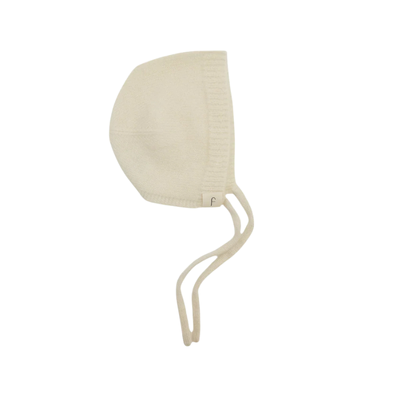 My Little Freckle Cashmere Bonnet - Ivory