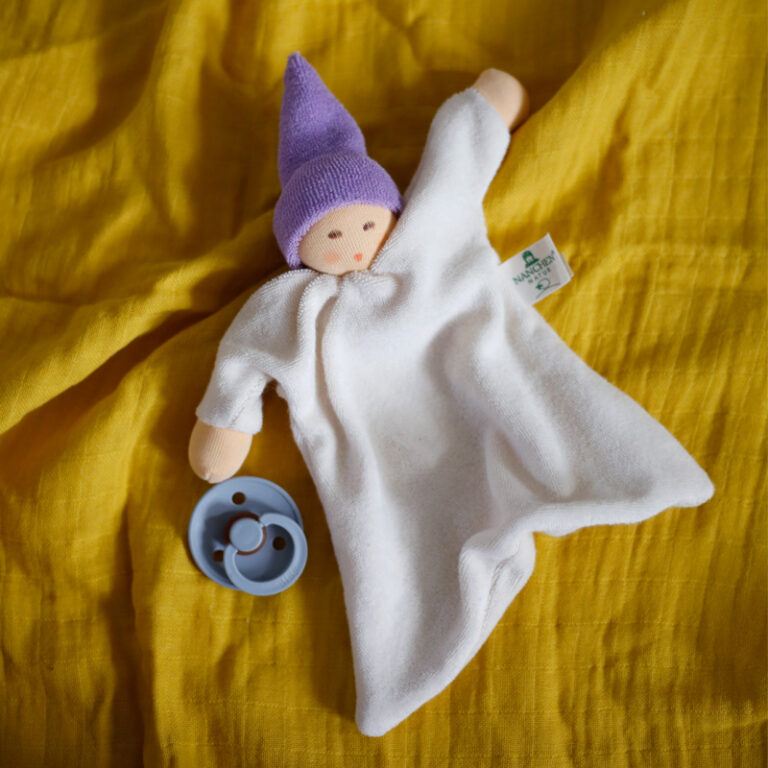 Nänchen Natur knuffeldoekje Nuckel – Flieder