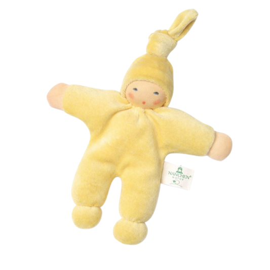 Nänchen Natur knuffelpopje Pimpel - Buttergelb