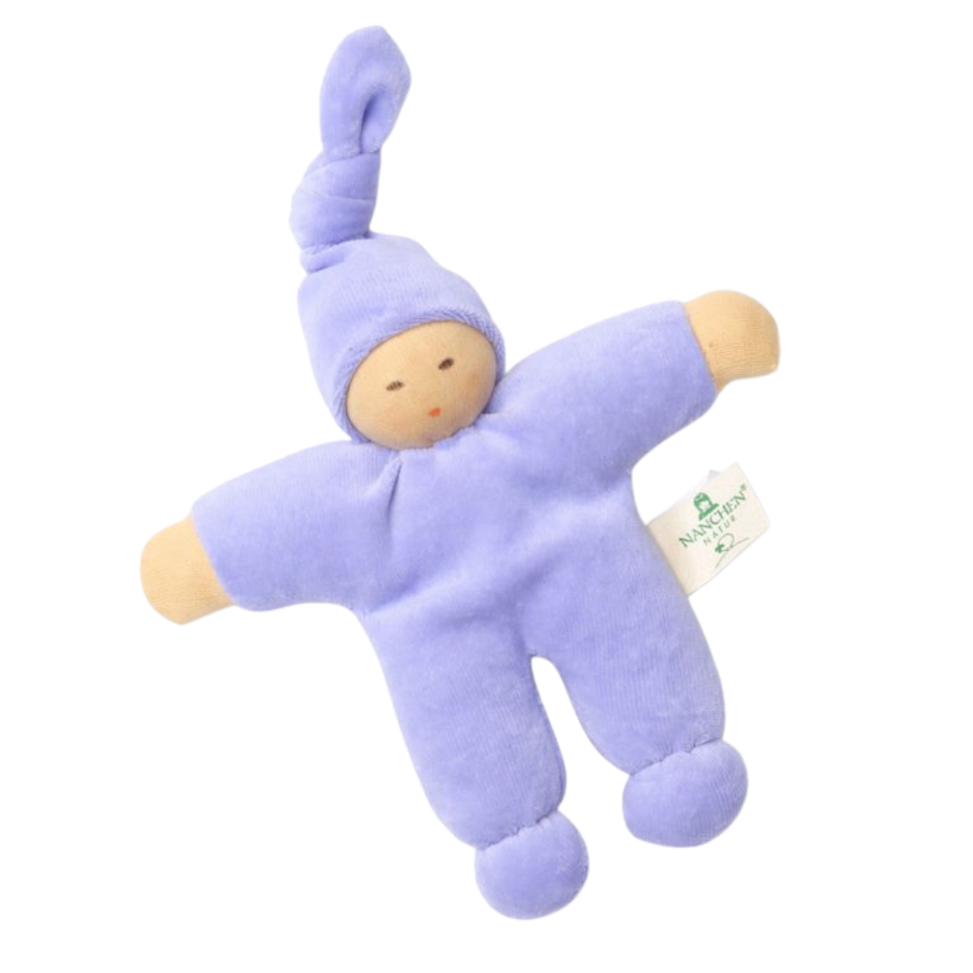 Nänchen Natur knuffelpopje Pimpel - Lavendel