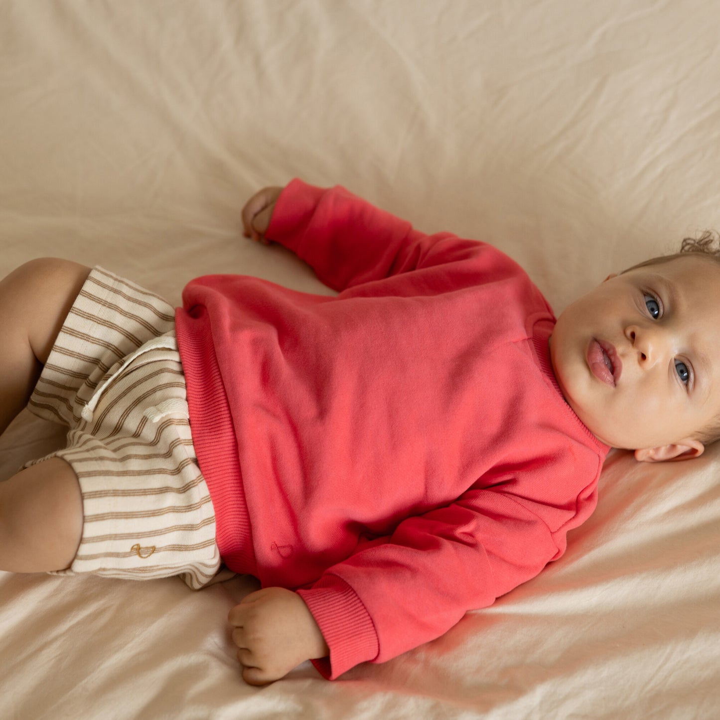 Phil & Phae chunky baby sweater - Coral