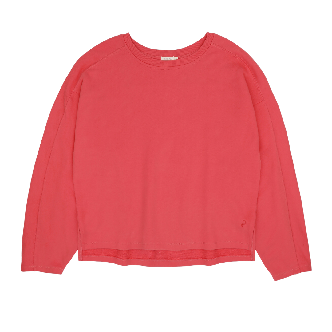 Phil & Phae women's loose sweater - Coral