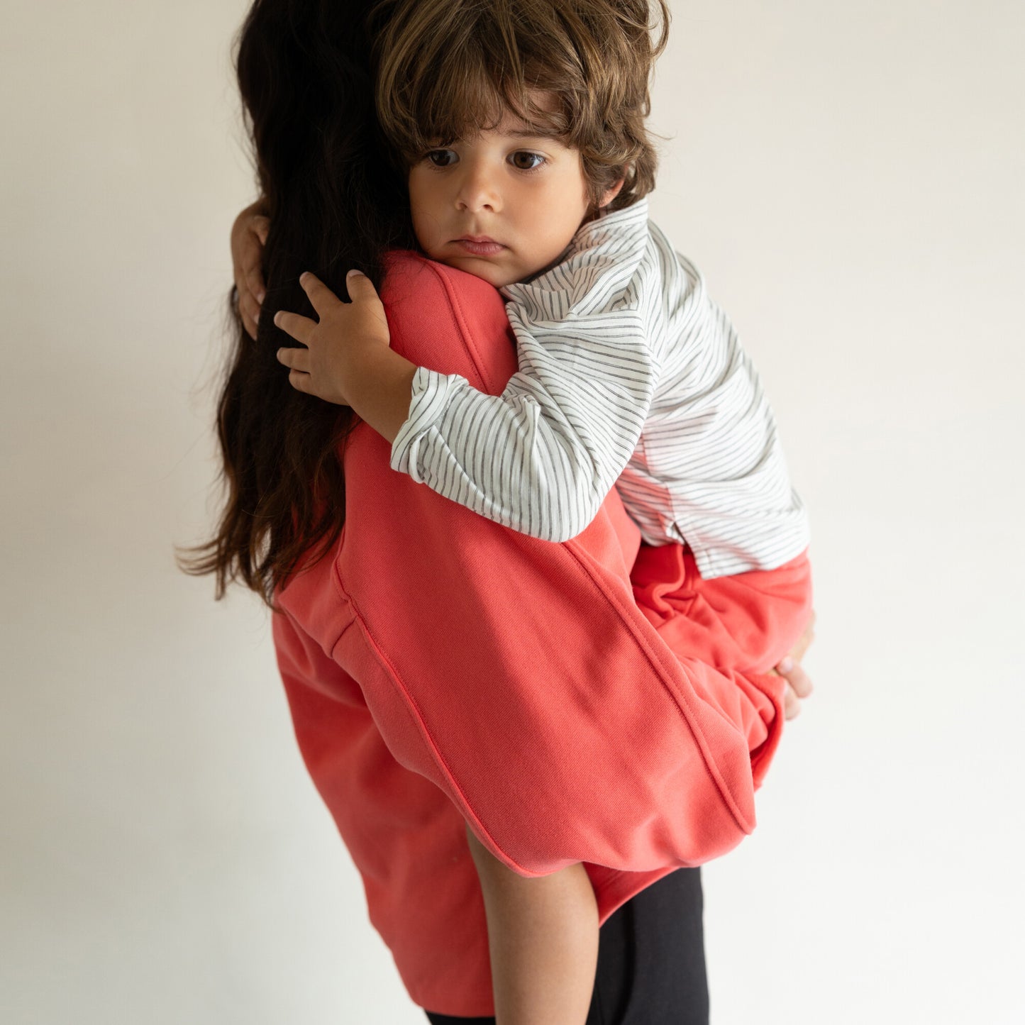 Phil & Phae women's loose sweater - Coral