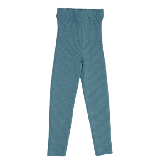 Reiff wollen rib legging - Aqua