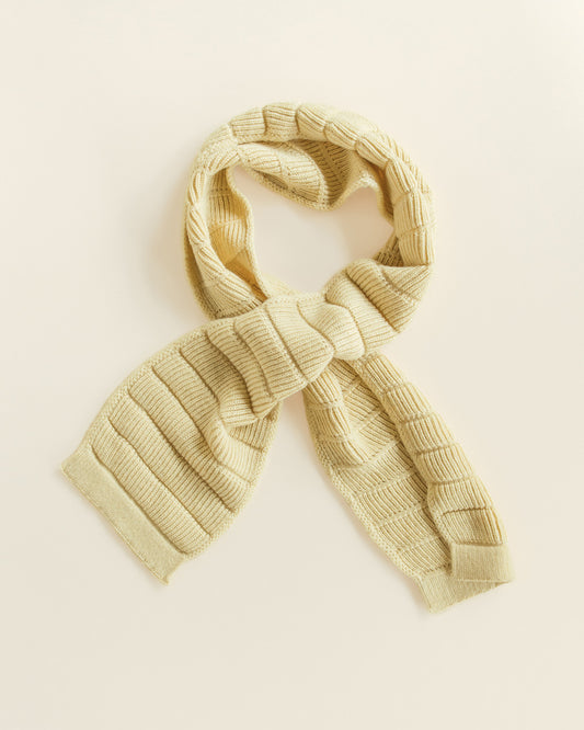 Hvid sjaal Jacobino - Light Yellow