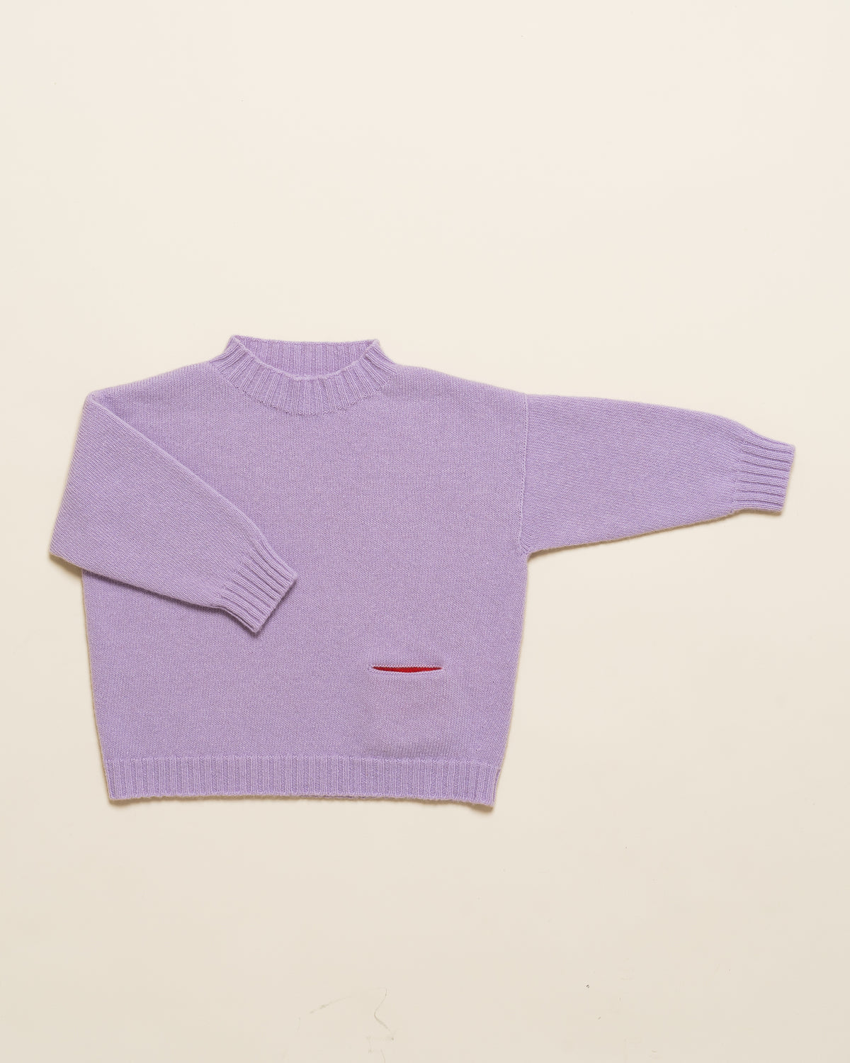 Hvid sweater Kasper - Petal