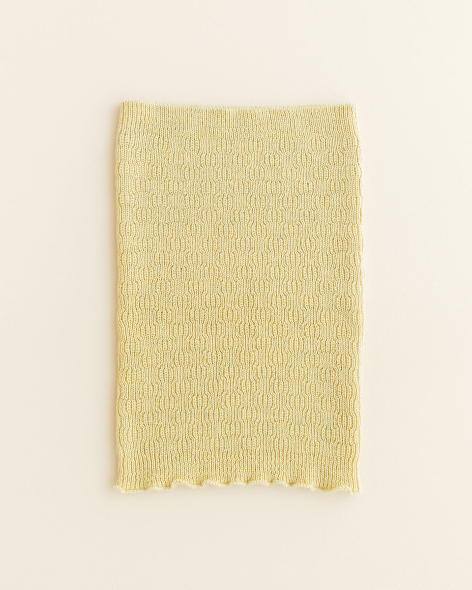 Hvid tube sjaal Gigi - Light Yellow