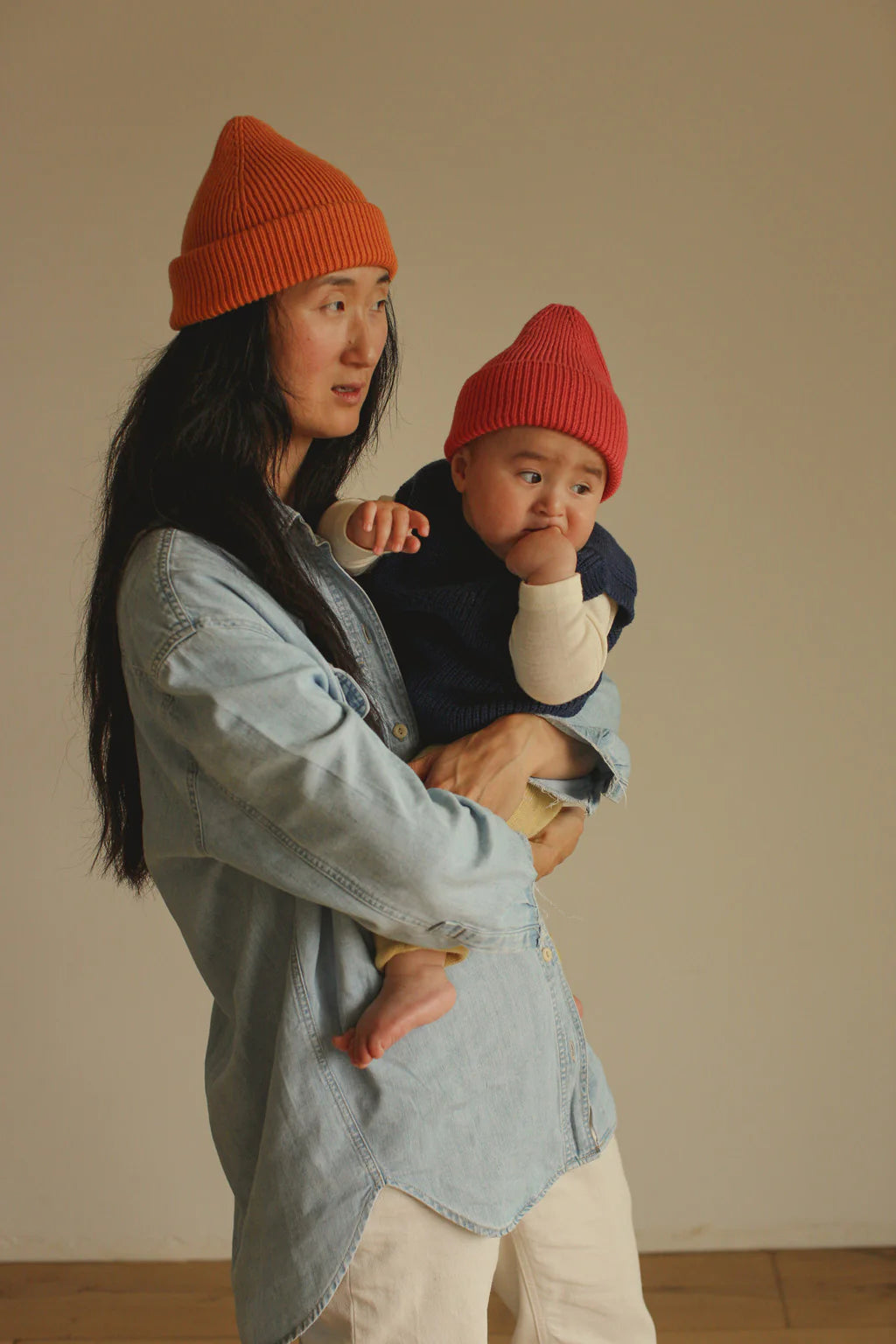 Hvid Weste Harvey Baby - Hellblau