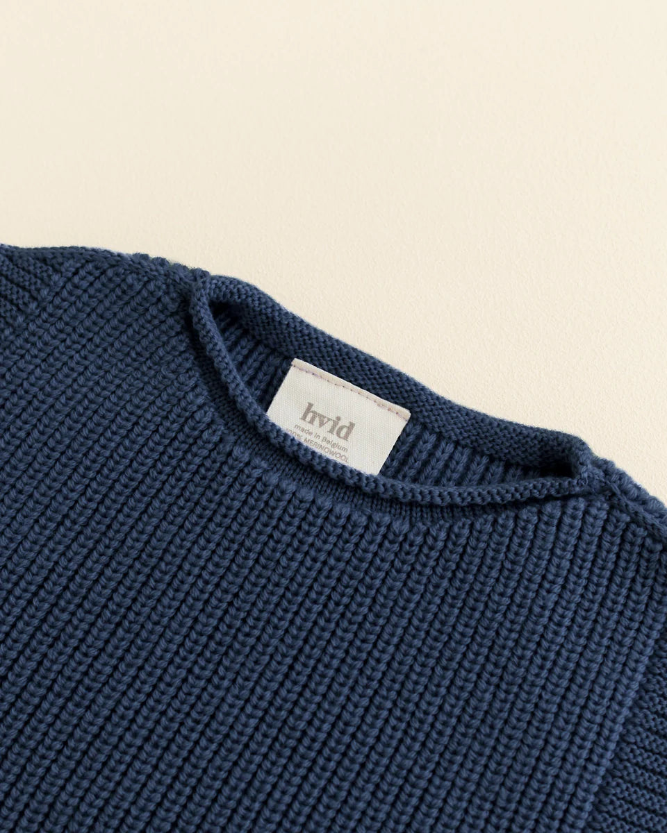 Hvid Weste Harvey Baby - Hellblau