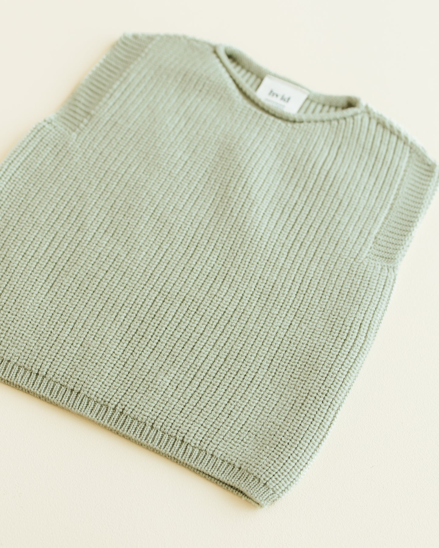 Hvid vest Harvey baby - Mint