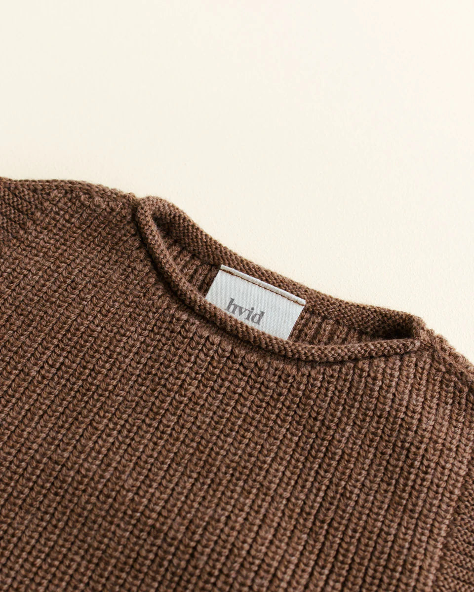 Hvid vest Harvey baby - Mocha