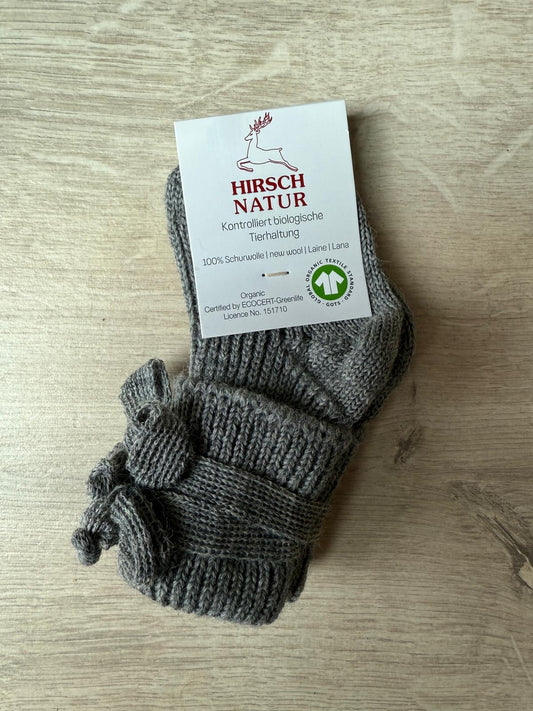 Hirsch Natur Knitted Socks - Grey