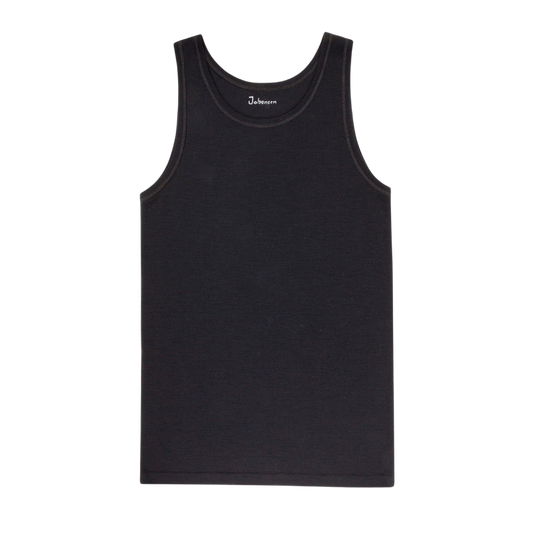 Joha wollen hemd heren - Black